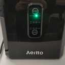 Aeitto Ice Makers Countertop, 9 Ice Cubes Release in 6 Mins, 26Lbs/24H, 2 Sizes of Bullet Ice Machine,Self-Cleaning Portable Ice Maker with Ice Scoop and Basket for Home Kitchen Office RV Bar, Black