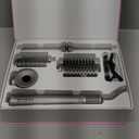 JIGGL 5-in-1 Hot-Air Brush Styler & Dryer - No Heat Damage Auto Wrap Multistyler - 110,000 High Speed Fast Drying Blow Dryer Brush Set - Airbrush Hair Styler & Air Curler for Women Gray