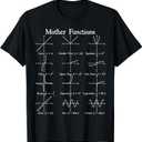Funny Nerdy Mother Functions Algebra Precalc Math Teacher Wt T-Shirt, S