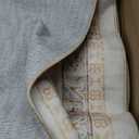 Vintage Living Room Area Rug 10x14 - Large Soft Washable Oriental Traditional Distressed Farmhouse Rugs for Bedroom - Indoor Floor Accent Carpet for Home Office House Decor - Golden Taupe