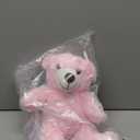 Plush Teddy Bear Cute Stuffed Animal Bear with Bow Plush Toys 13.8 Inches (Pink)