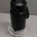 POWCAN 32 oz Insulated Water Bottle with 2-in-1 Straw and Spout Lid, Keep Cold 24H, Leak-Proof, BPA-Free, Double Wall Stainless Steel Water Bottle for Sports, Gym, Travel, and School (Dark Knight)