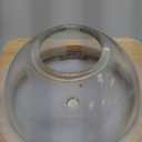 Glass Dome Essential Oil Diffuser with Glass Reservoir & Wood Base-No Plastic, 200ml Ultrasonic Diffuser for Aromatherapy with Timer 7 Color Light Auto-Off for Home Office Yoga Pilates (Yellow)