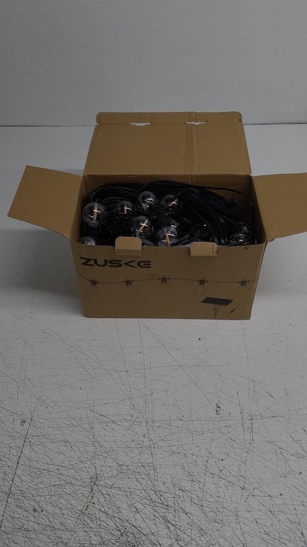 Outdoor String Lights 100 FT Globe LED Patio Lights with G40 Plastic Bulbs,Waterproof Shatterproof Dimmable Connectable Hanging for Backyard Porch Balcony Party Cafe Deck Decor