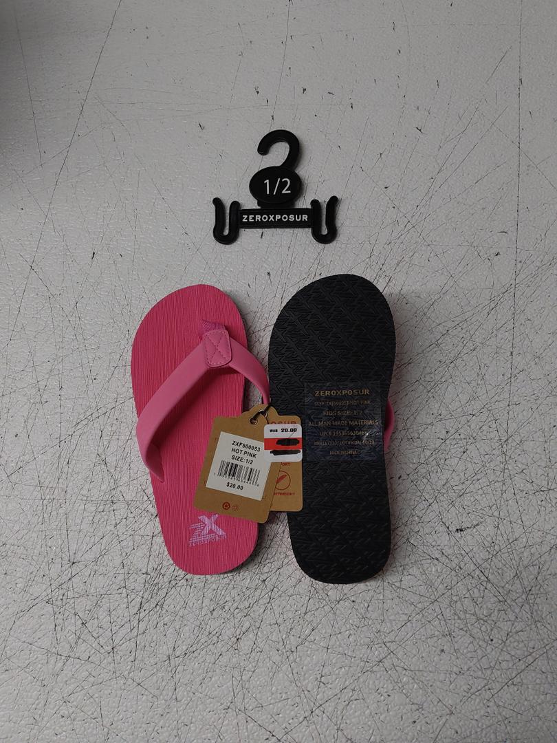 Zeroxposur Flip Flop Sandal Size 1/2 Pink