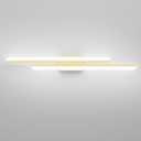 Ralbay 40" Modern LED Gold Vanity Lights 40W Frosted Aluminum Gold Bathroom Vanity Light Fixtures Over Long Mirror Modern Gold Bath Lighting 6000K White Light