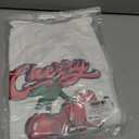 LilyCoco Womens Long Sleeve T Shirts Boat Neck Tops Breton Loose Fit Printed Tshirt White, Extra Large, White 