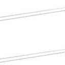 Cilee 2 Pieces White Bathroom Towel Bar, 24 Inch Double Towel Racks,Bathroom Towel Holder Towel Hanger for Bathroom Stainless Steel Wall Mount