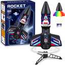Aitey Rocket Launcher for Kids Gifts - Model Rocket Toys for Boys Age 8-12 Self Launching Rockets with Parachute Safely Land Up to 200 FT Christmas Birthday Gift