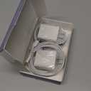 WODENTA iPhone 17 Charger, 2-Pack 45W Fast Charging Dual Port Type C Power Adapter, USB C Charger Block for iPhone 17/17 Pro/17 Pro Max/Air/17e/16/15 Pro Max/Plus, iPad with Long 10FT USB-C Cable Cord (White)