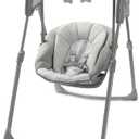 Graco Slim Spaces Compact Baby Swing, Reign
Easy Fold with Carry Handle, Height-Adjustable Legs, Multiple Swing Speeds, Comfortable Infant Head Support, Overhead Toy Bar