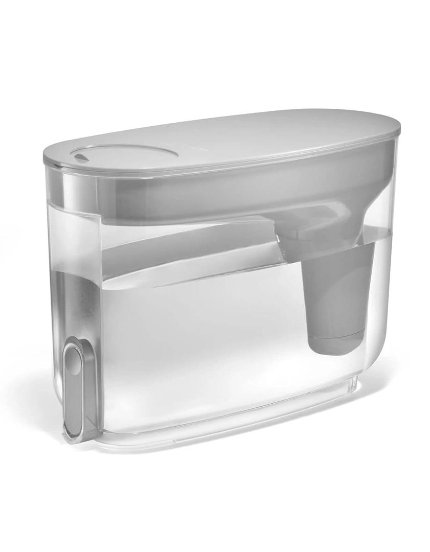 LifeStraw Home  Water Filter Dispenser, 18-Cup, Pebble, BPA Free Designed for Everyday Protection Against tap Water contaminants Including Bacteria, parasites, microplastics, Lead, Mercury