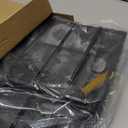 Letter Tray Paper Organizer 5-Tier Desk Organizer File Organizer Paper Holder with Handle, Metal Desktop Document Shelf Tray Office Classroom Organization - Black