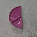 Morsotrio Wedge plate dividers, Three-piece set- Food separator for kids (Pink)