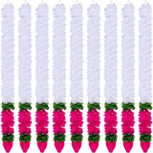 5 Pcs Diwali Decorations 30 Inch Artificial Jasmine Garlands Toran Bandhanwar with Lotus Buds Traditional Indian Hanging Decoration for Puja Diwali Wedding Housewarming (Elegant Color) 5 Pcs Diwali Decorations 30 Inch Artificial Jasmine Garlands Toran Bandhanwar with Lotus Buds Traditional Indian Hanging Decoration for Puja Diwali Wedding Housewarming (Elegant Color)