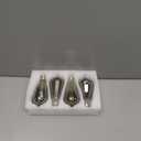 Decoaui E26 ST64 Vintage Edison Light Bulbs, Smoky Grey Coated Glass, Dimmable, 4W(20W Equivalent) 150 Lumens, 2700K Soft White, Spiral Filaments Design, Antique Style, 25000 Hrs, 4-Pack