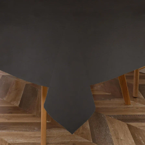 Majestic Giftware PVC Faux Leather Rectangle Tablecloths | (TCE30-54220) Brown Waterproof & Spill Proof Dining Table Cover | Decorative Washable Tablecloth for Home, Kitchen, Party (54 x 220)