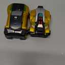 Magnetic Dinosaur Car Toy - 2 in 1 Crash & Transform Vehicle to Dino, No Battery Needed for Kids Age 3-12, Birthday Gift(Golden Dragon)