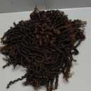 Short Dreadlock Wig for Black Women and Men Afro Curly Twist Wigs Glueless Soft Synthetic Hair Wig Heat Resistant Breathable ((T1B/30))