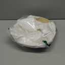 LEXA 14" Handmade Bamboo Salad Bowl  130 oz Large Wooden Fruit Bowl for Kitchen Counter, White