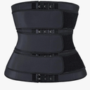 Waist Trainer Trimmer for Men Tummy Control Shapewear Neoprene Sweat Belt Slimming Body Shaper (Small, Black)