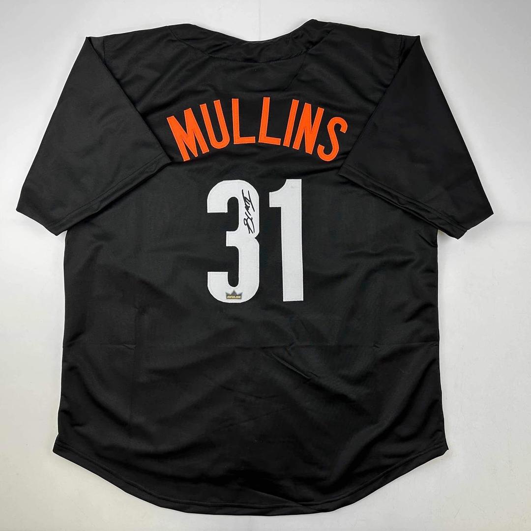 Facsimile Autographed Cedric Mullins Baltimore Black City Connect Reprint Laser Auto Baseball Jersey Size Men's XL
