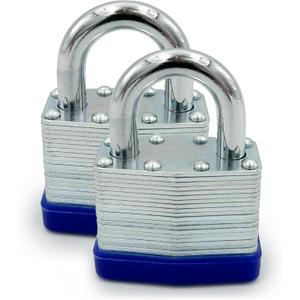 NOT A LOCK - 11134P/2PK 2 PK, Silver 2.5 x 2 x 1 Inches