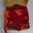 8 Pcs Velvet Christmas DIY Cabinet Ribbons Bows Large Christmas Door Ribbon Cabinet Bows with 20 Meter Velvet Ribbons for DIY Xmas Kitchen Cabinets Decor Gift Wrapping Decorations (Red)