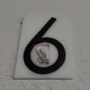 8 Inch House Numbers For Outside modern,Address Numbers For Houses Number For Address On House Metal Black Large Modern House Number Door Numbers For House Floating Flush Mount Aluminum Black Number 6