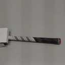 AMVR VR Golf Club Attachment Compatible with Meta/ Oculus Quest 3S/ Quest 3, Adjustable Length, 80 Degree Keep Tracking, Non-Slip VR Golf Handle Grip for Golf +（for Right Controller）