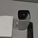 Mini Projector, Portable Projector 4K & Full HD 1080P Support, 270 Rotation Outdoor Projector, Movie Projector Compatible with Smartphone, TV Stick, Laptop, PS4, HDMI, USB (No WiFi or Bluetooth)