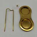 Stainless Steel Spoon Rest, Spatula Ladle Holder, Utensil Spoon Rest Holder, Brushed Finish, Dishwasher Safe (Gold 1PC)