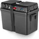 Trolling Motor Power Center Station Battery Box Fits Group 24/27/31 Size Batteries for Boats, Marine, RV, Outdoor, Multi-Function 12V/24V Marine Case w/ 50 AMP Connectors(Battery not Include)