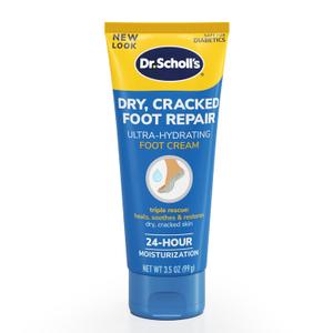 Dr Scholl's Dry, Cracked Foot Repair Ultra-Hydrating Foot Cream Moisturizer, 3.5 oz, Skin Care Foot Lotion with 25% Urea for Dry Cracked Feet, Heals and Moisturizes for Healthy Feet (3.5 Ounce (Pack of 1))