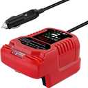 Mini Car Charger for Craftsman 20V Battery, Portable Use on Car, Cigarette Lighter Plug, 1/3 Size of CMCB104,Car Use for Craftsman 20V Charger