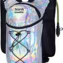 Hydration Backpack, Water Buffalo Hydration Backpack with 2L Water Bladder, Water Pack Backpack for Outdoor Sports of Running Hiking Camping Cycling Skiing for Women Men, Black