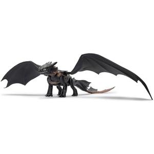 Dreamworks Dragons, How to Train Your Dragon, Ultimate Plasma Blast Toothless, 25” Wings with Lights & Sounds Action Figure, Kids Toys for Boys Ages 4 and up
