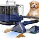 New Multi-Portable Carpet and Upholstery Cleaner, 21Kpa Carpet Cleaner Machine, Deep Stain Cleaning for Carpet, Car Seats, Pets, Couches, with Dual Brush & Large Removable Tank(Blue)