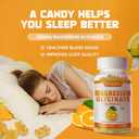 Magnesium Glycinate Gummies 1000mg with Magnesium L-Threonate,Chelated Magnesium Potassium Complex Supplement with VitD, B6, CoQ10, Calcium,Supports for Memory, Calm, Mood - 90 Gummies Orange