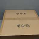 Caged Ceiling Fans with Lights Flush Mount, Farmhouse Low Profile Ceiling Fan with Lights Remote Control, 20'' Modern Bladeless 6 Speeds for Bedroom, Nursery, Kitchen, Black