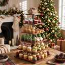 Willinglong 6 Tier Large Cupcake Stand for 100 Cupcake 360° Rotatable