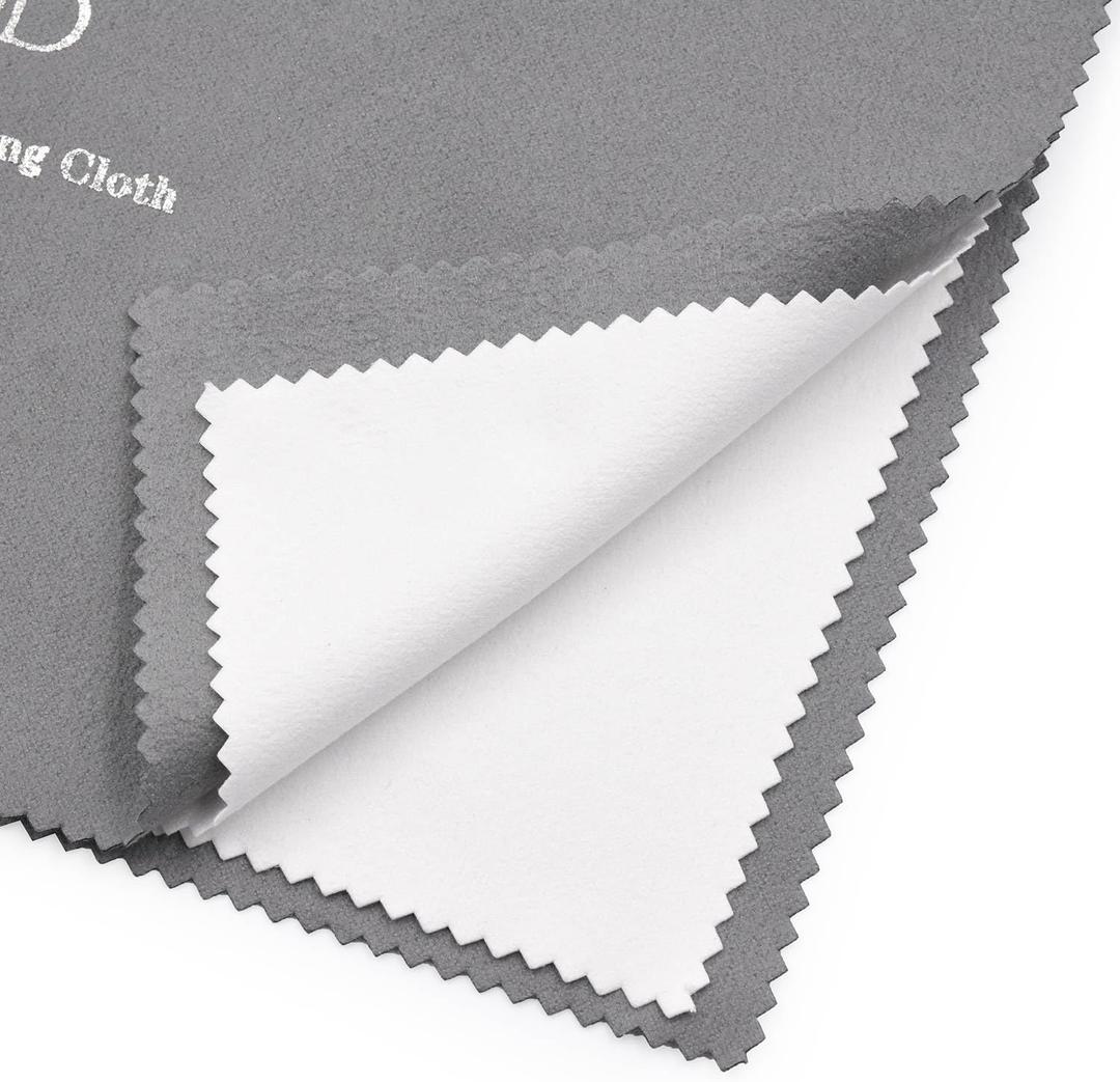 Pro Size Silver Polishing Cloth Jewelry Cleaning Cloth 11" X 14" inches for Cleaning Gold, Silver and Platinum Jewelry Coins Watch, Keeps Jewelry Clean and Shining. (Pack of 1)