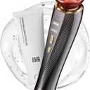 INIA 3-in-1 Red Light Therapy for Face and Neck Beauty Device for Puffiness & Skin Firming Skincare Tool (Black)