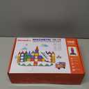 Gemmicc 100 PCS Magnetic Tiles with 2 Cars, STEM Approved Educational Magnet BuildingToys, Magnet Puzzles Stacking Blocks for Boys Girls