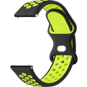 Meliya 20mm 22mm Watch Bands Quick Release Replacement Wristband, Soft Silicone Bands Breathable Sport Replacement Straps for Men Women
