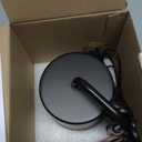 Candle Warmer Lamp Adjustable Height Dimmable with Timer Large Jar Candles Compatible - No Flame Scented Wax Warmer with 2 Bulbs - Mothers Day Gift - Black