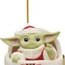 Lenox 895920 Grogu's Holiday Hover Pram Ornament, Christmas