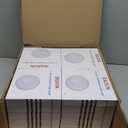 20 Packs 6 Inch LED Low Profile Recessed & Surface Mount Disk Light, Round, 15W, 900 Lumens, 5000K Day Light White, CRI80, Driverless Design, Dimmable, ETL Listed, White