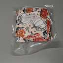 Boho Fall Pumpkin Floral Baby Blankets for Boys Girls Retro Autumn Pumpkin Flowers Thanksgiving Infant Toddler Newborn Receiving Blankets for Crib Stroller 30x40in