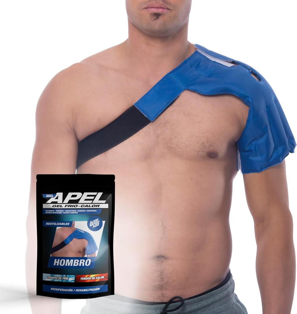 Gel Pack for The Shoulder. Cold/Heat Therapy, Reusable Packs for tendinitis, dislocated Shoulder, Relieve Pain, surgeries, osteoarthritis, Swelling and Inflammation, Recovery from lesions or Injuries